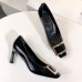 Women's Shoes New Fashion Ladies Pumps Genuine Leather Shoes For Women Square Toe Ladies Pumps Classic Designer Women Pumps34-41