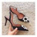 Ins Fashion Brand Women's Pumps Genuine Leather Women's Shoes Pointed Toe High Heels Pumps Real Silk Pumps Dress Shoes