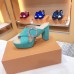 Plus Size 35-41 Women's Sandals Real Suede Leather Women's Shoes Open Toe Square Heels Summer Sandals For Woman Fashion Brand